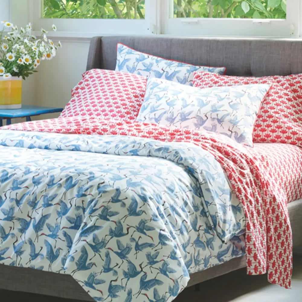 Crane Duvet Set Single - 1 D/Cover 1 P/Case