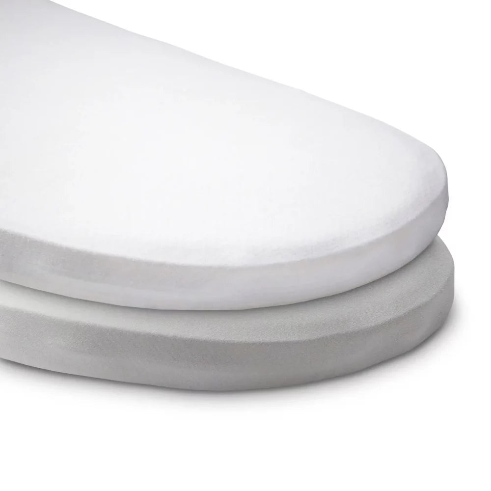 Baby Cot Bed   67/137/17.5cm Fitted Sheet White