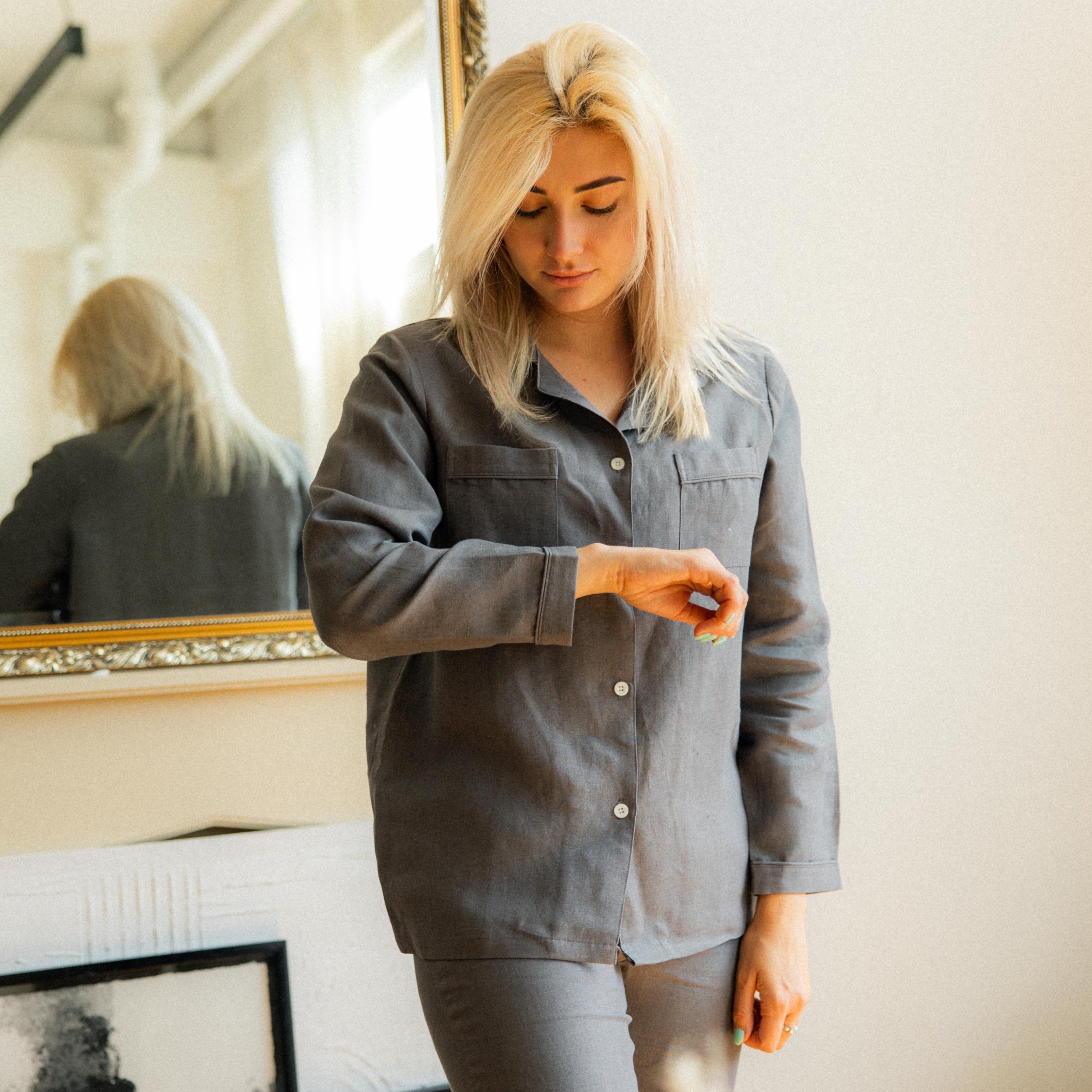 Pyjama Set Charcoal S