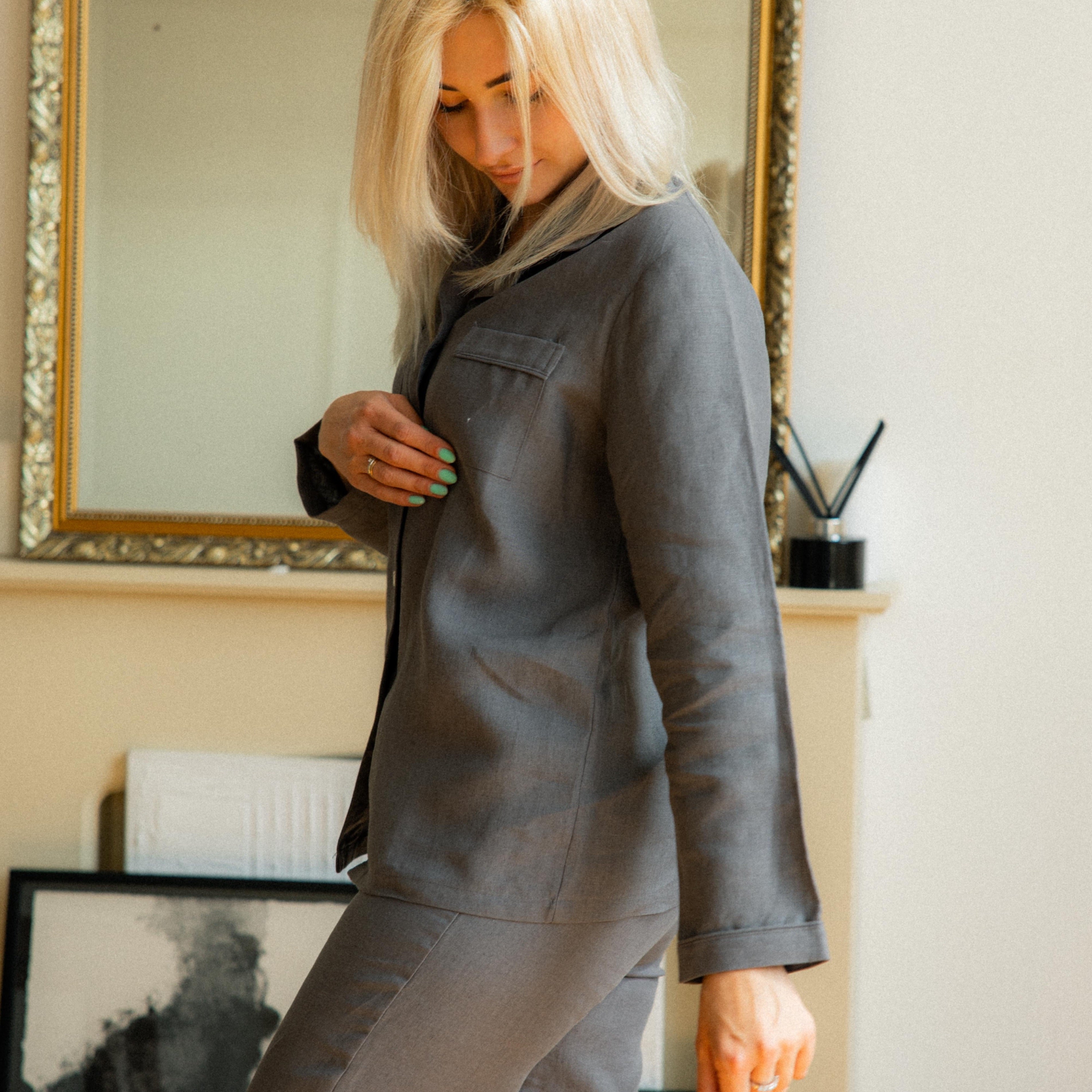 Pyjama Set Charcoal S