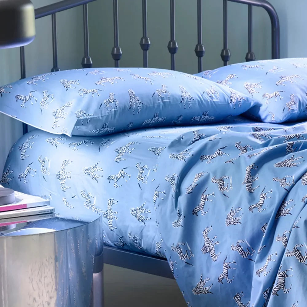 Zebras in Love Fitted Sheet 180/200/30