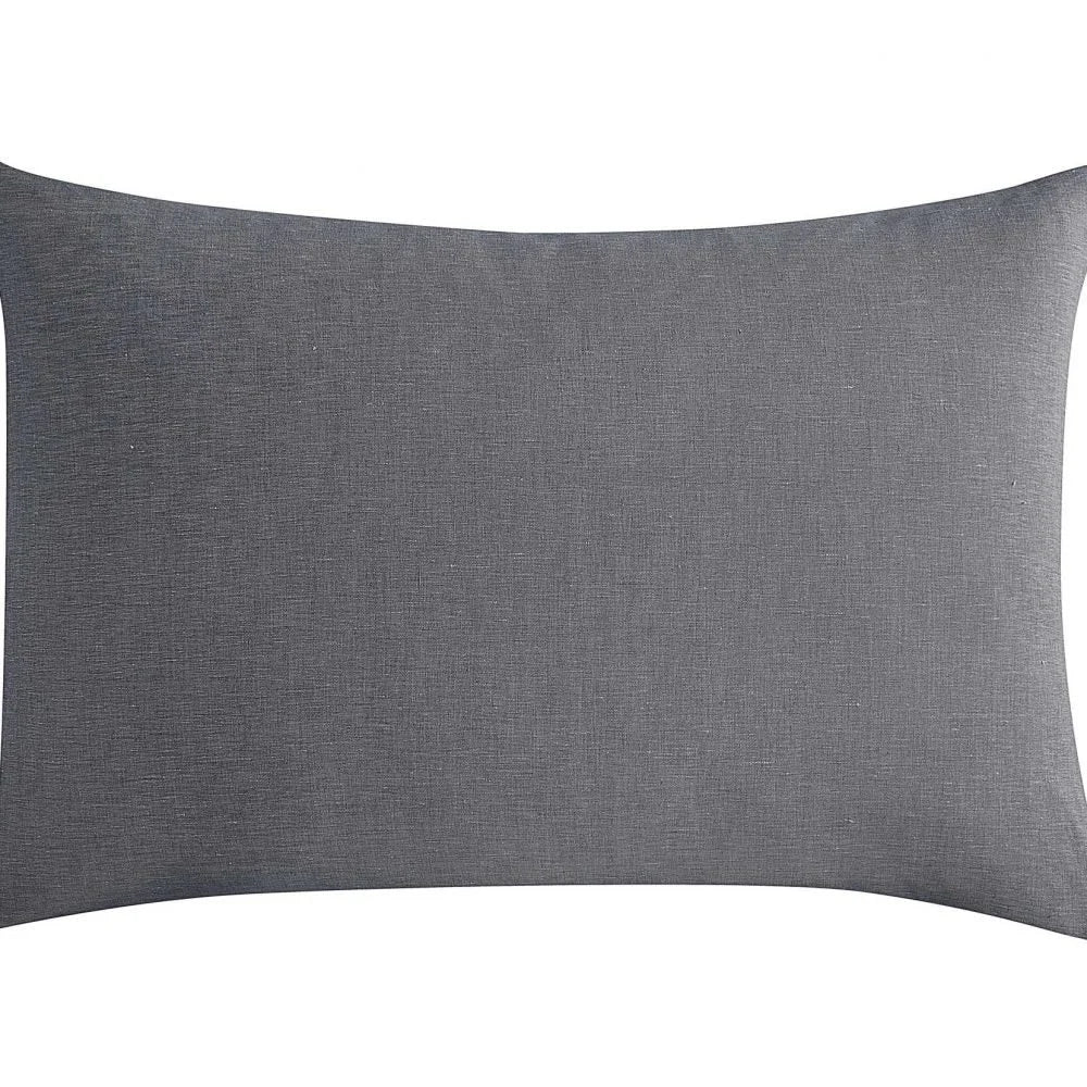 Lazy Linen Pillowcase Pair Charcoal