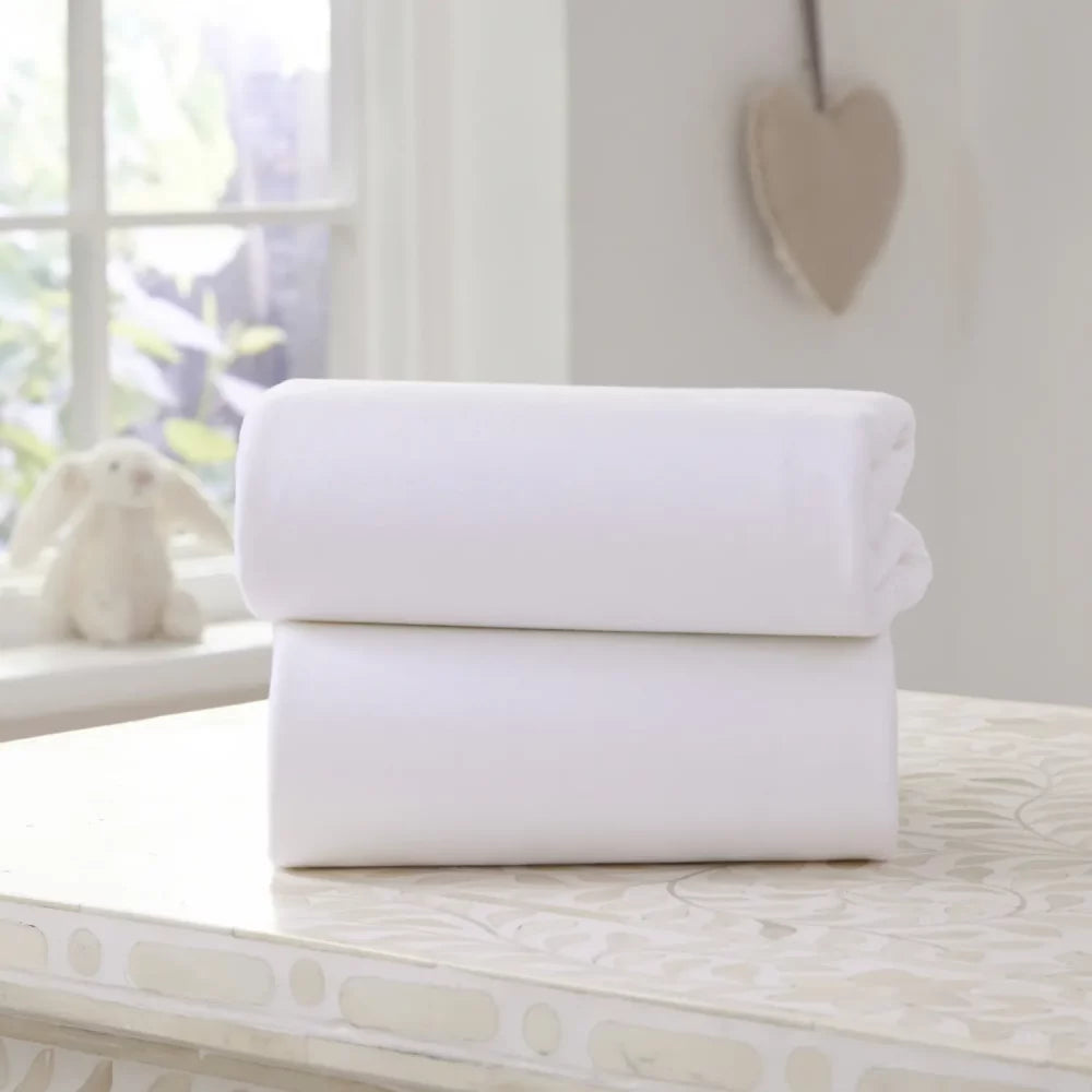 Baby Crib 36/85.5/10cm  Fitted Sheet White